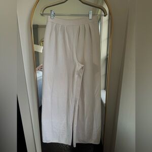 Sézane wool knit trousers La Malle collection